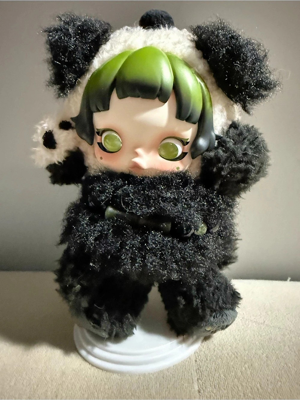 POP MART SKULLPANDA Lazy Panda Plush Doll Pendant